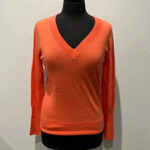 J.Crew  |V Neck Silk / Wool Blend Sweater